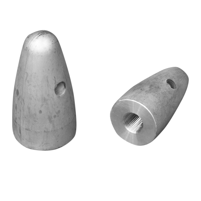 00400 Tecnoseal Zinc Replacement Anode for Radice Conical Prop Nut 22-25mm